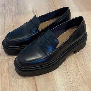 HM chunky sole loafers